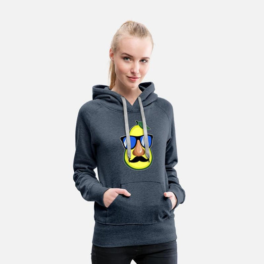 avocado face glasses mustache gift idea