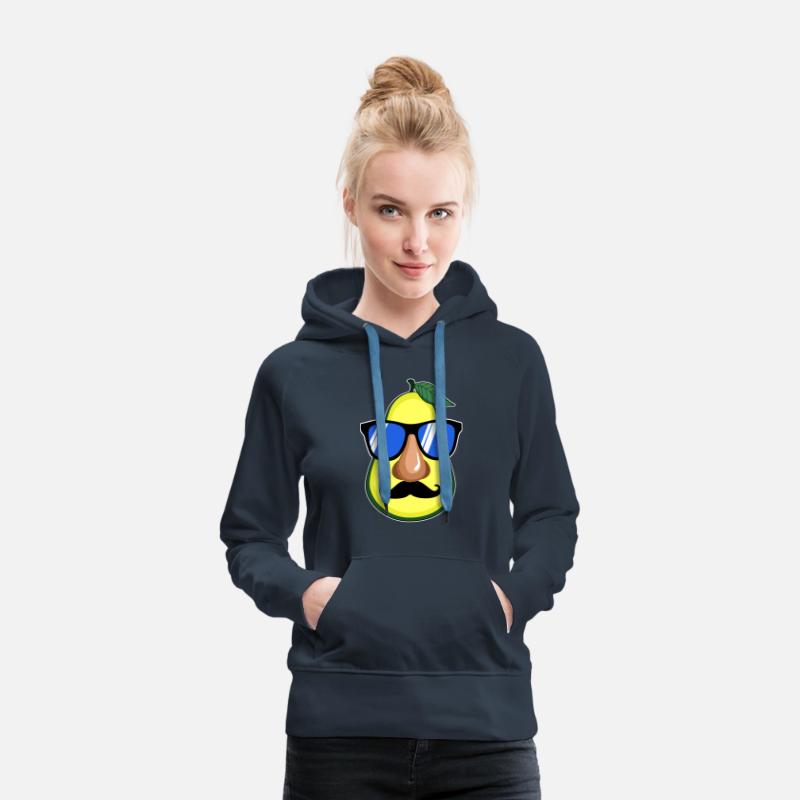 avocado face glasses mustache gift idea