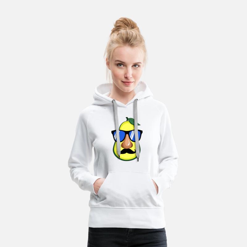 avocado face glasses mustache gift idea