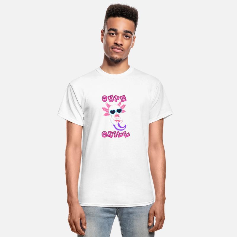 Axolotl Animal Cute Chill Colorful T-Shirt