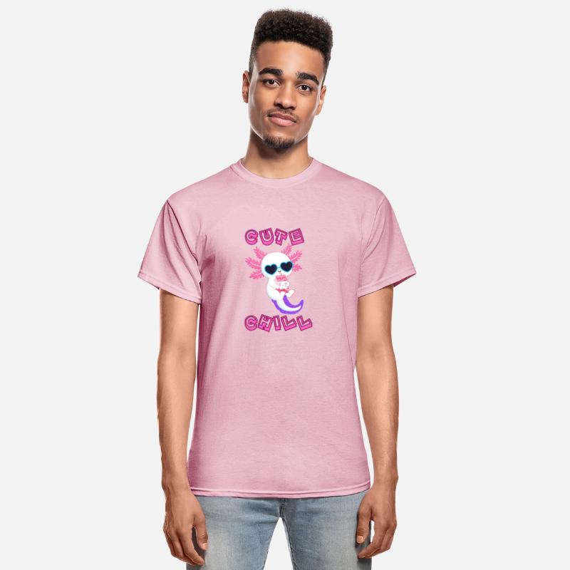 Axolotl Animal Cute Chill Colorful T-Shirt