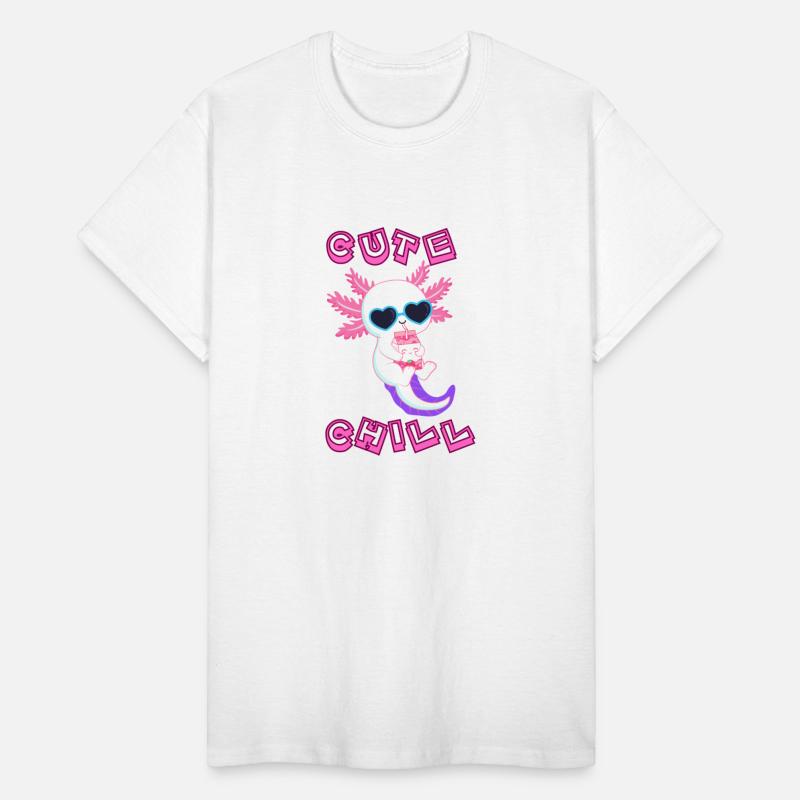 Axolotl Animal Cute Chill Colorful T-Shirt