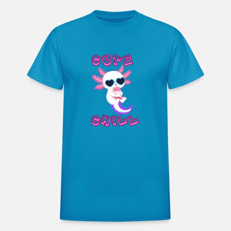 Axolotl Animal Cute Chill Colorful T-Shirt