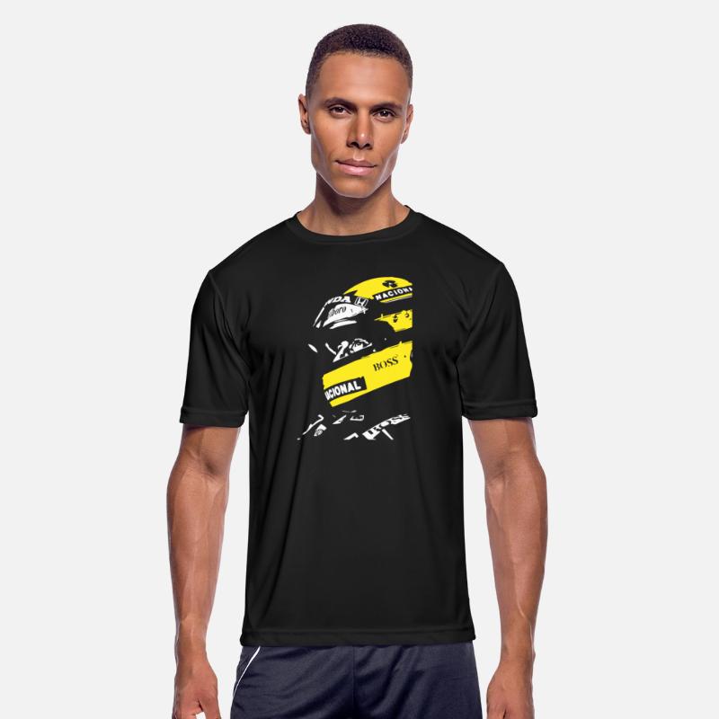 ayrton senna helmet poster shirt