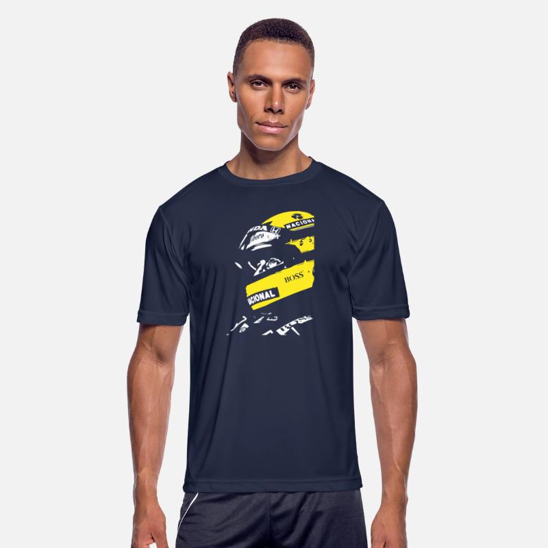 ayrton senna helmet poster shirt