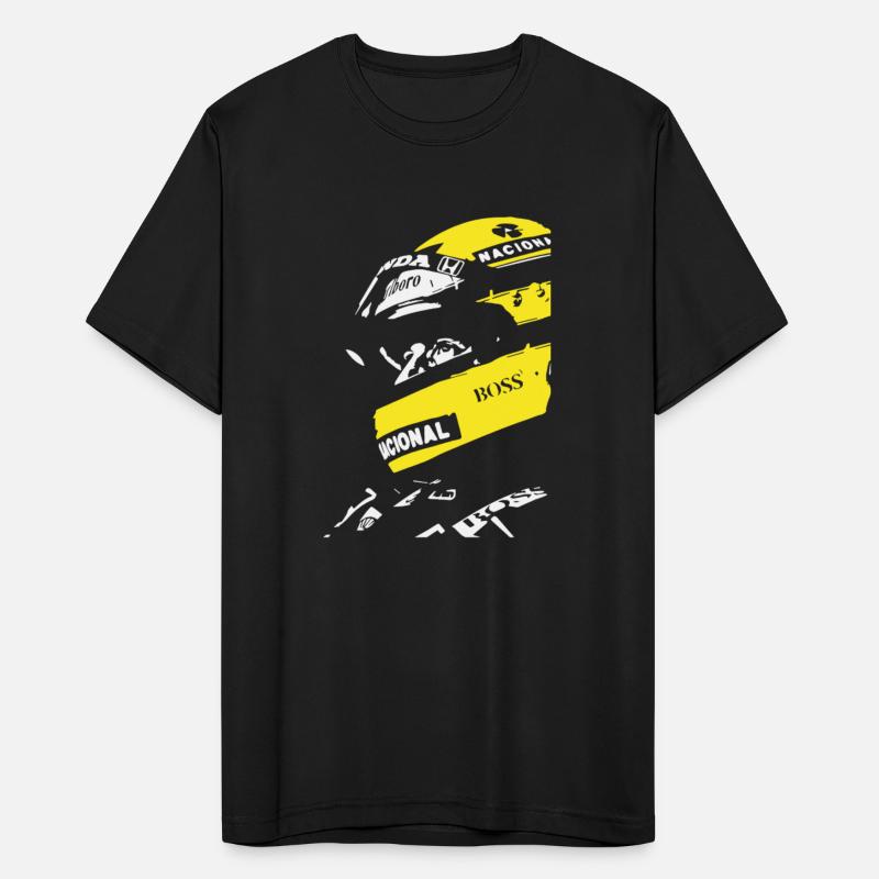 ayrton senna helmet poster shirt