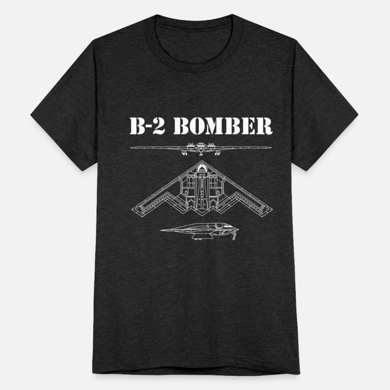 B-2 Bomber Aircraft Schematic Stealth Bomber B2