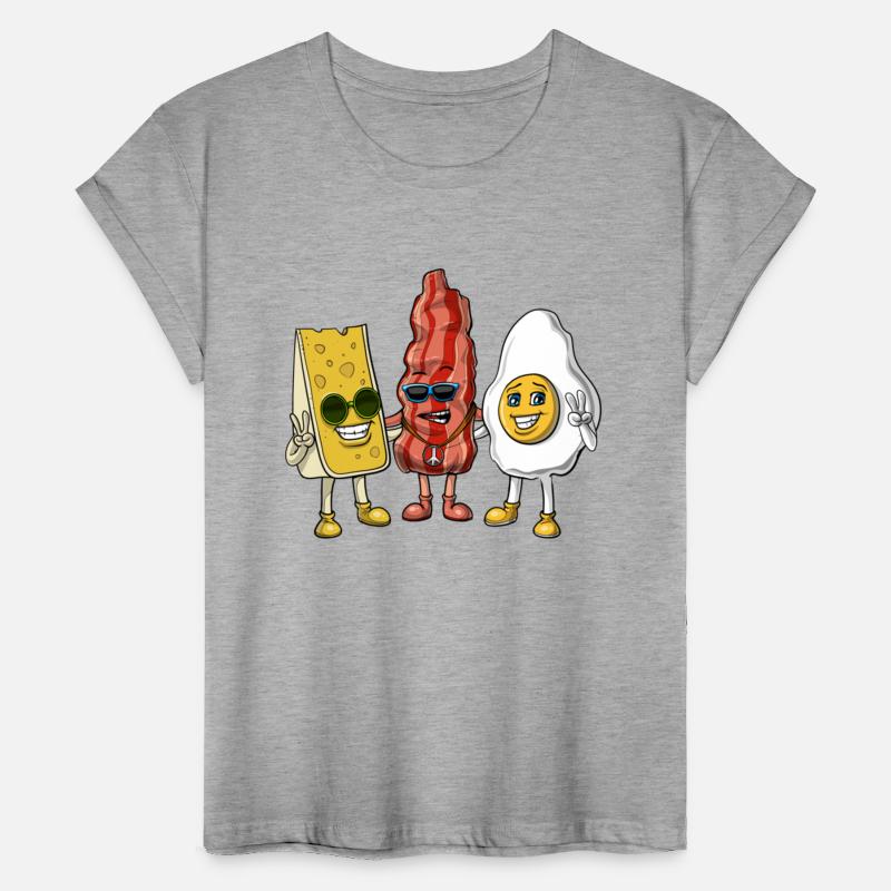 Bacon Egg And Cheese Hippie Funny Breakfast