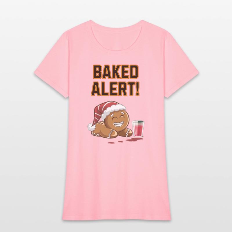 Baked Alert! - Funny Humorous Ginger Bread Man