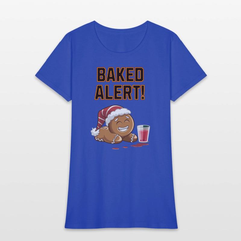 Baked Alert! - Funny Humorous Ginger Bread Man