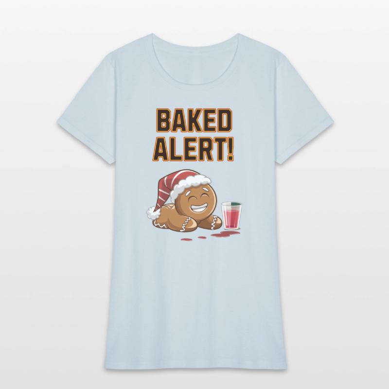 Baked Alert! - Funny Humorous Ginger Bread Man