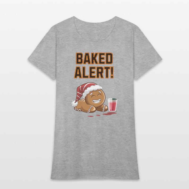 Baked Alert! - Funny Humorous Ginger Bread Man
