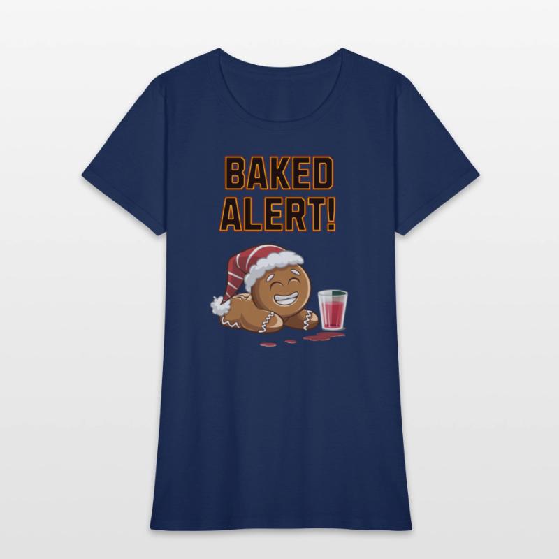 Baked Alert! - Funny Humorous Ginger Bread Man