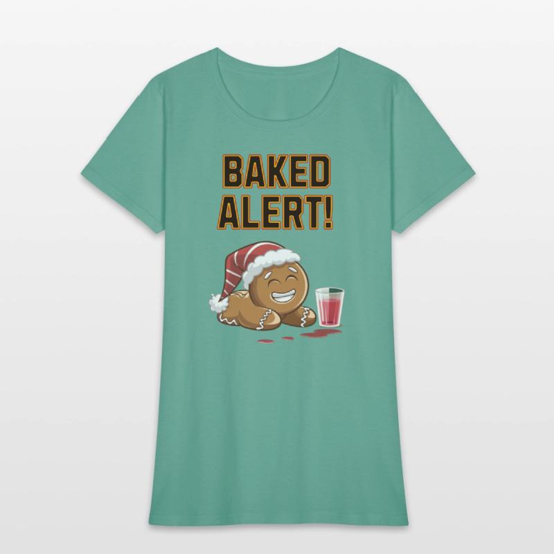Baked Alert! - Funny Humorous Ginger Bread Man