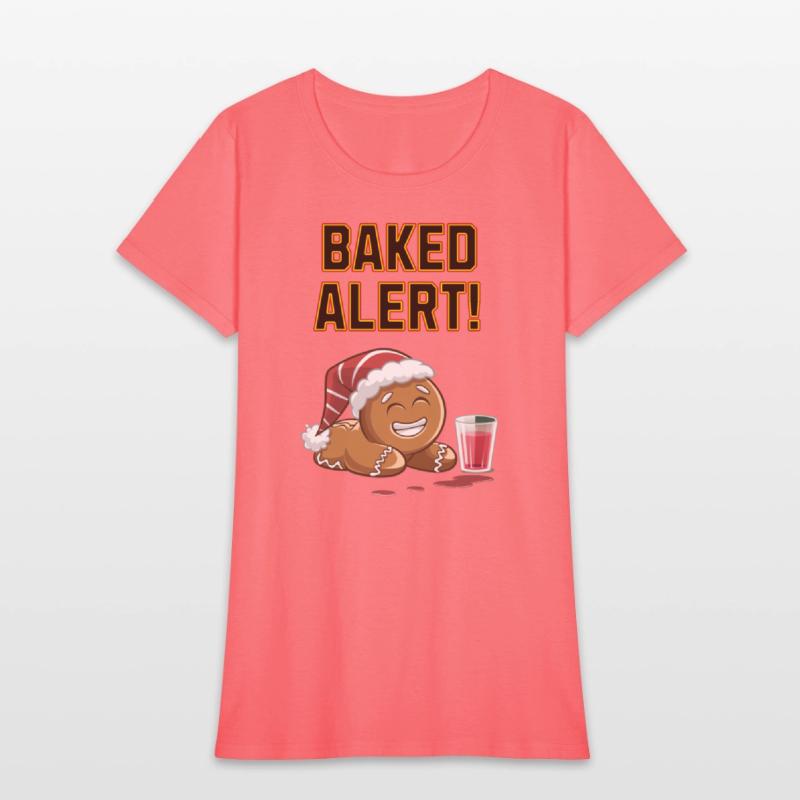 Baked Alert! - Funny Humorous Ginger Bread Man