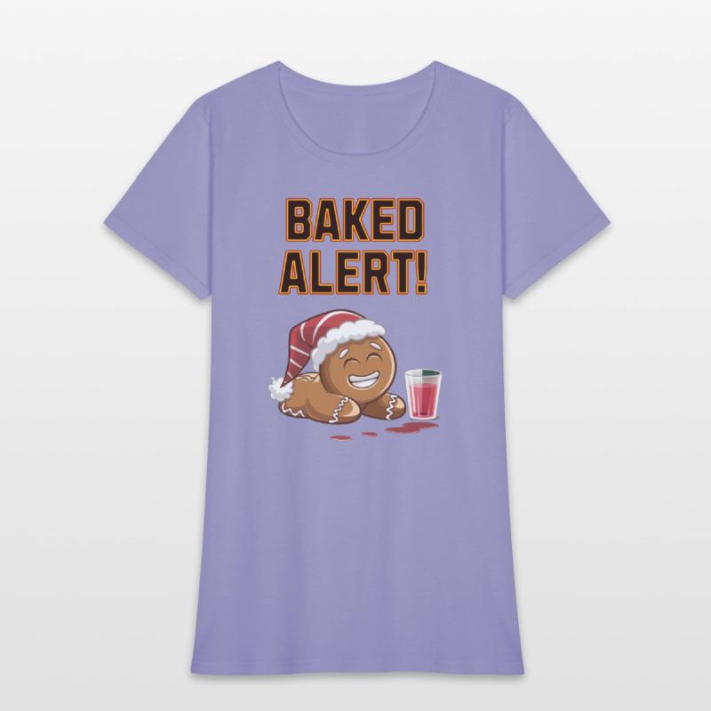 Baked Alert! - Funny Humorous Ginger Bread Man