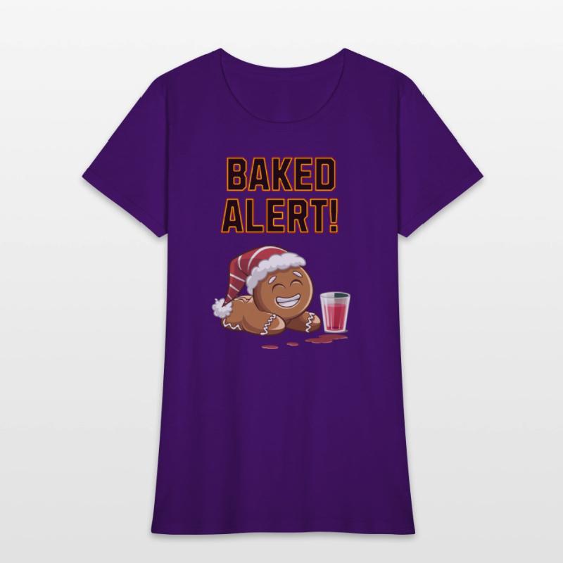 Baked Alert! - Funny Humorous Ginger Bread Man