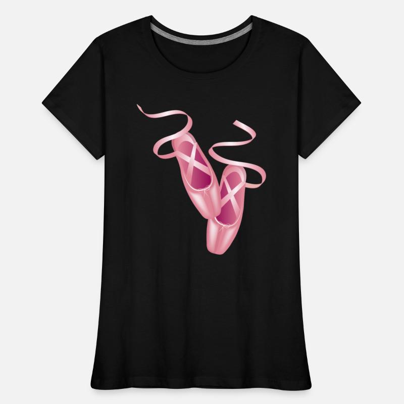 Ballet shoes in pink satin with satin ribbon