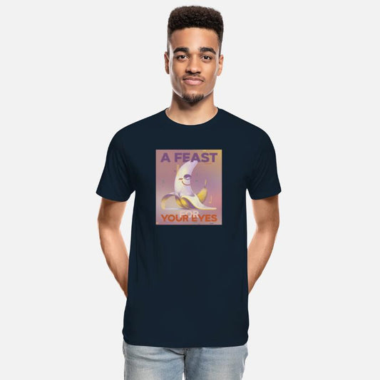 Banana T-shirt "A Feast For Your Eyes" Funny Quote