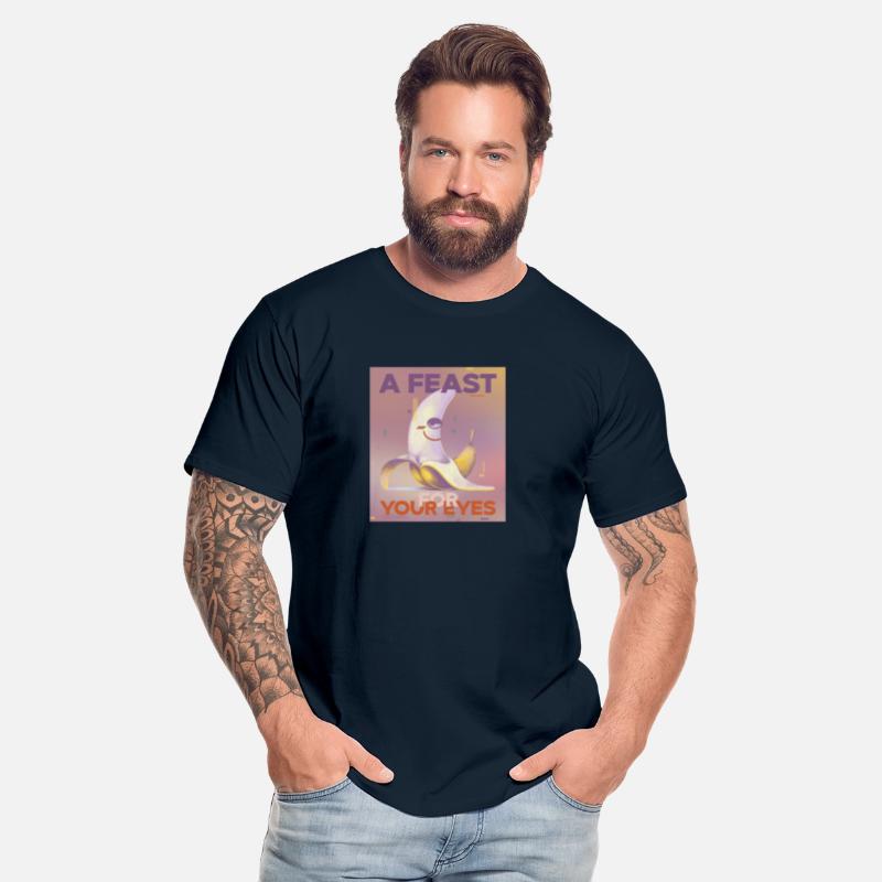 Banana T-shirt "A Feast For Your Eyes" Funny Quote