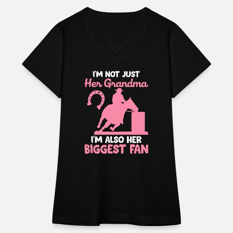 Barrel Racer Barrel Racing Rodeo Horse Grandma Big