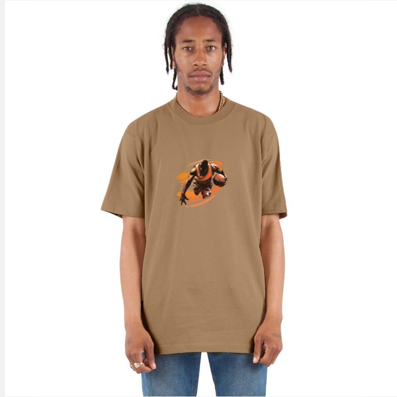 Basketball Player Contour Design