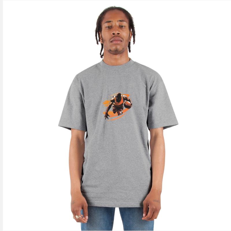 Basketball Player Contour Design