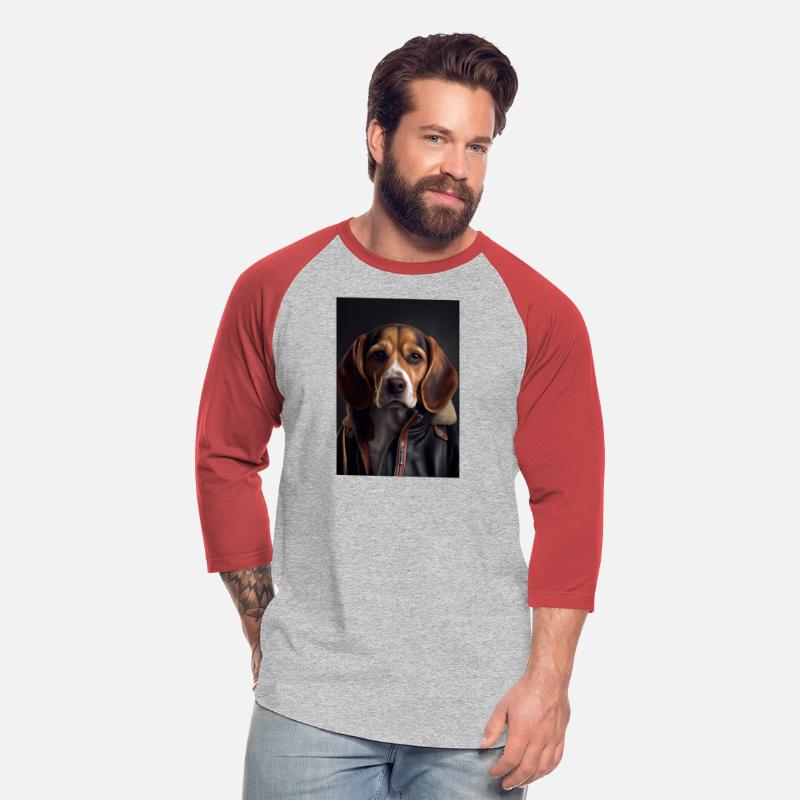 Beagle Dog wearing leather jacket - Dog Breed Port