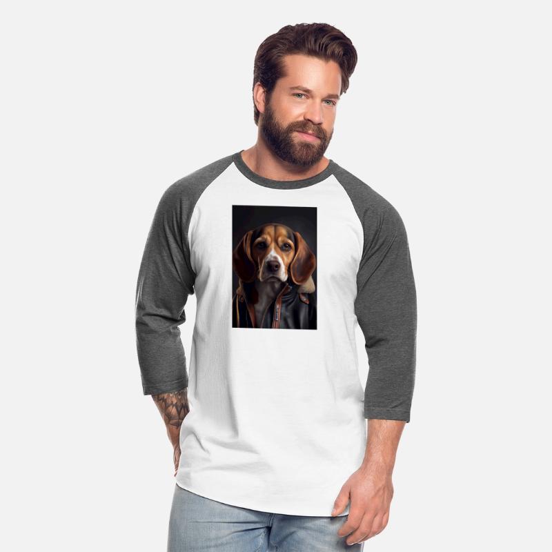 Beagle Dog wearing leather jacket - Dog Breed Port