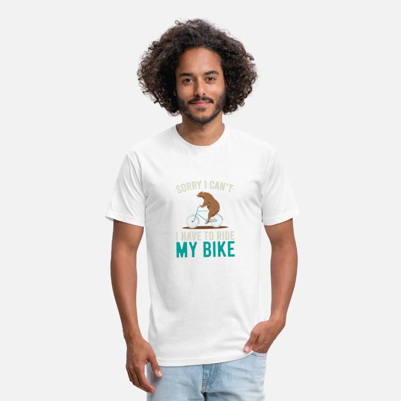 Bear Riding A Bicycle Mountain Bike Cyclist