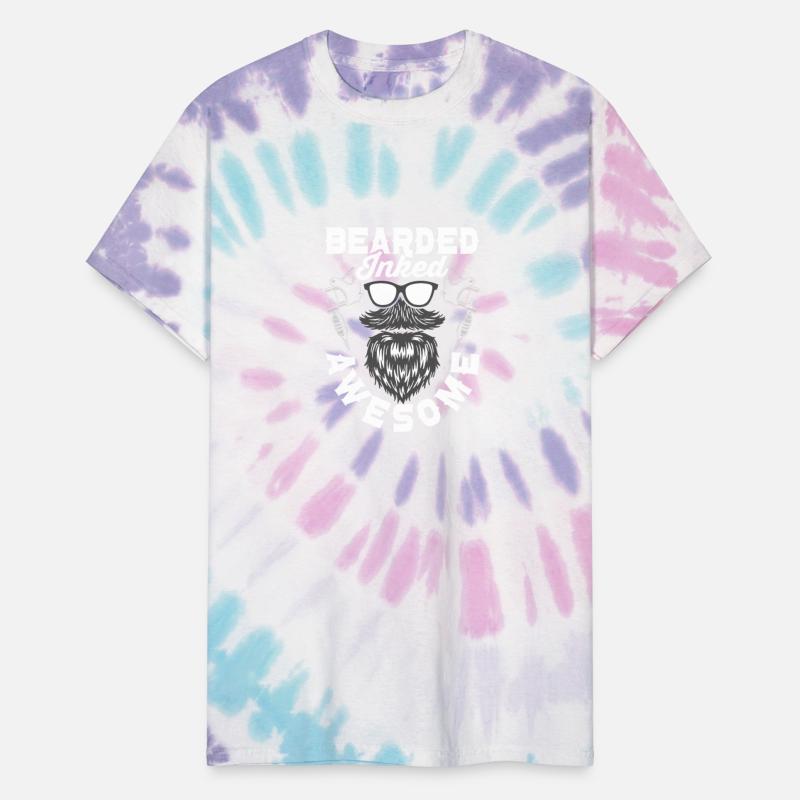 Bearded Inked Awesome Bearded Man Facial Hair