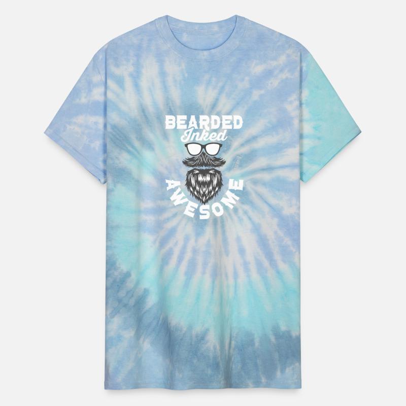 Bearded Inked Awesome Bearded Man Facial Hair