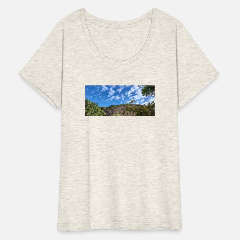 beautiful mountain view blue sky cloud