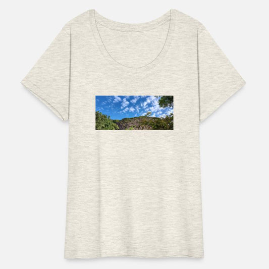 beautiful mountain view blue sky cloud