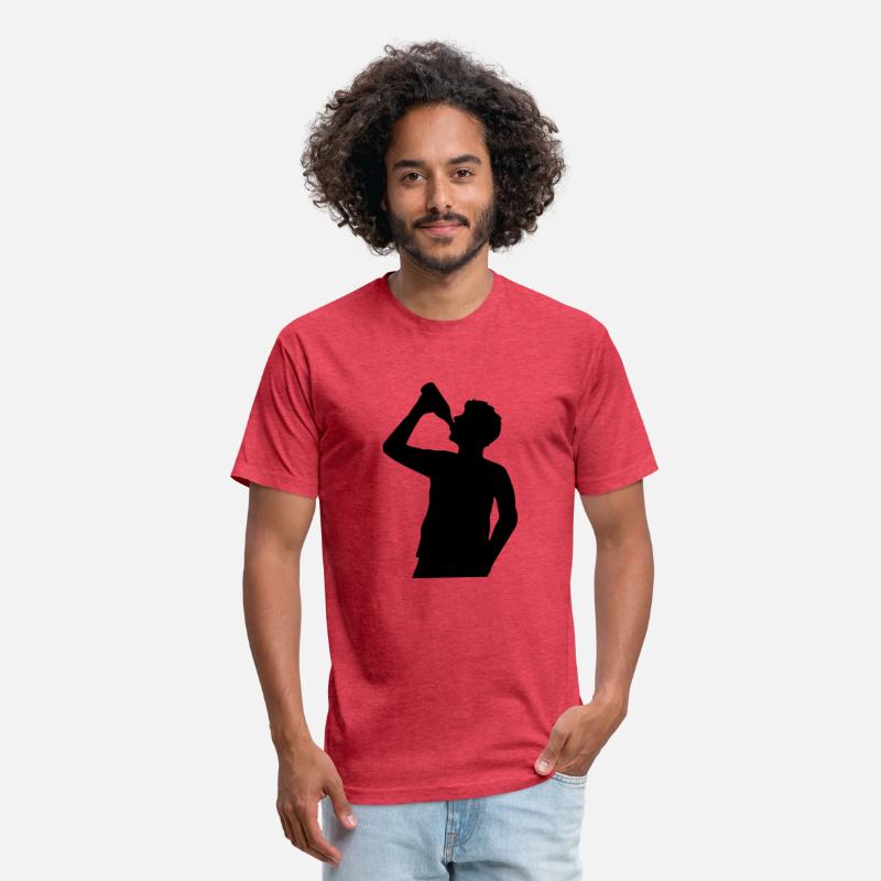 beer drink man silhouette