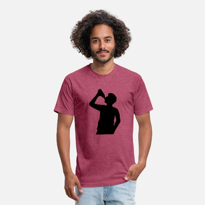beer drink man silhouette