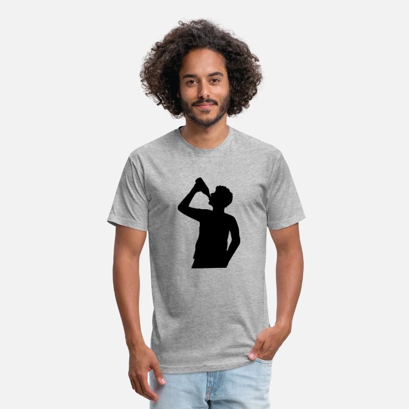 beer drink man silhouette