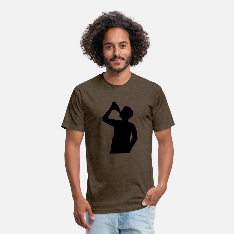 beer drink man silhouette