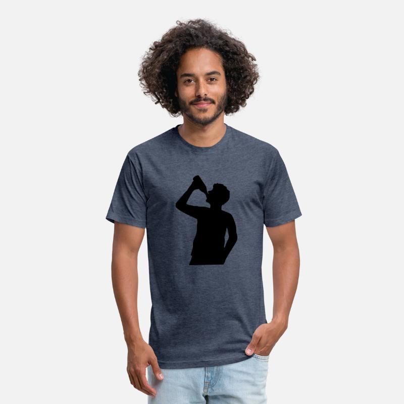 beer drink man silhouette