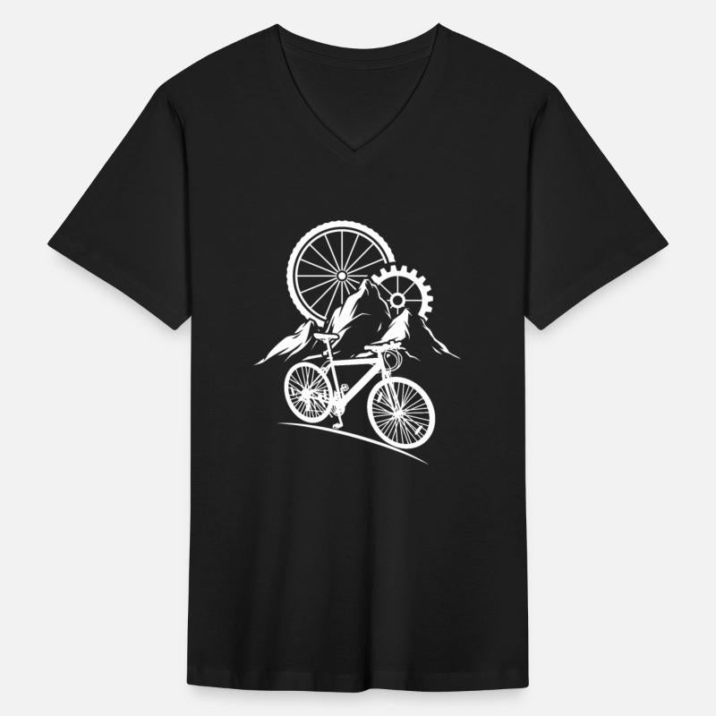 Bicycle Motif With Mountains Bicycle Print