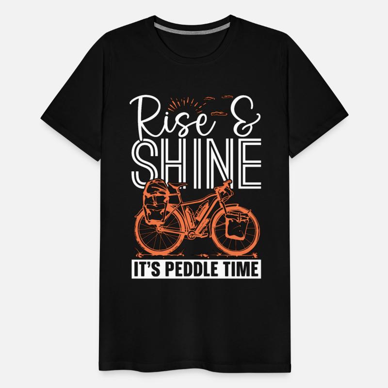 Bicycle Rise & Shine It's Peddle Biking Cyclist