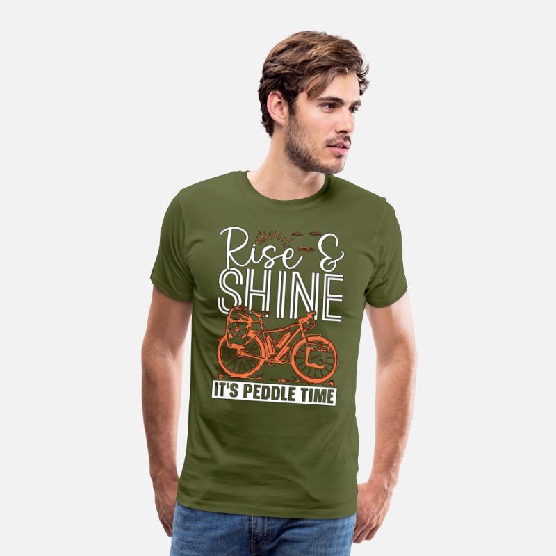 Bicycle Rise & Shine It's Peddle Biking Cyclist