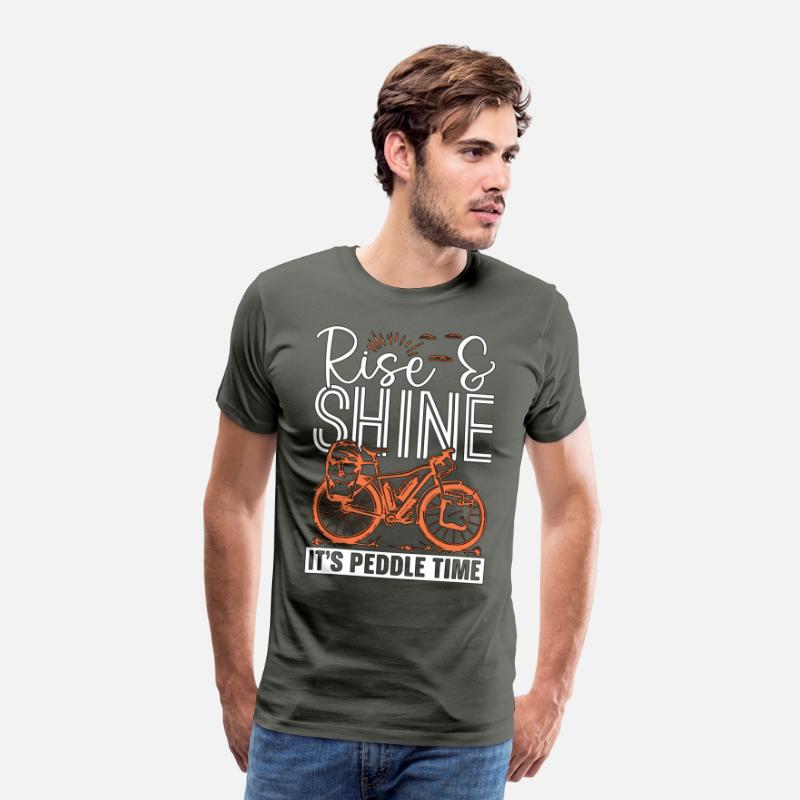 Bicycle Rise & Shine It's Peddle Biking Cyclist