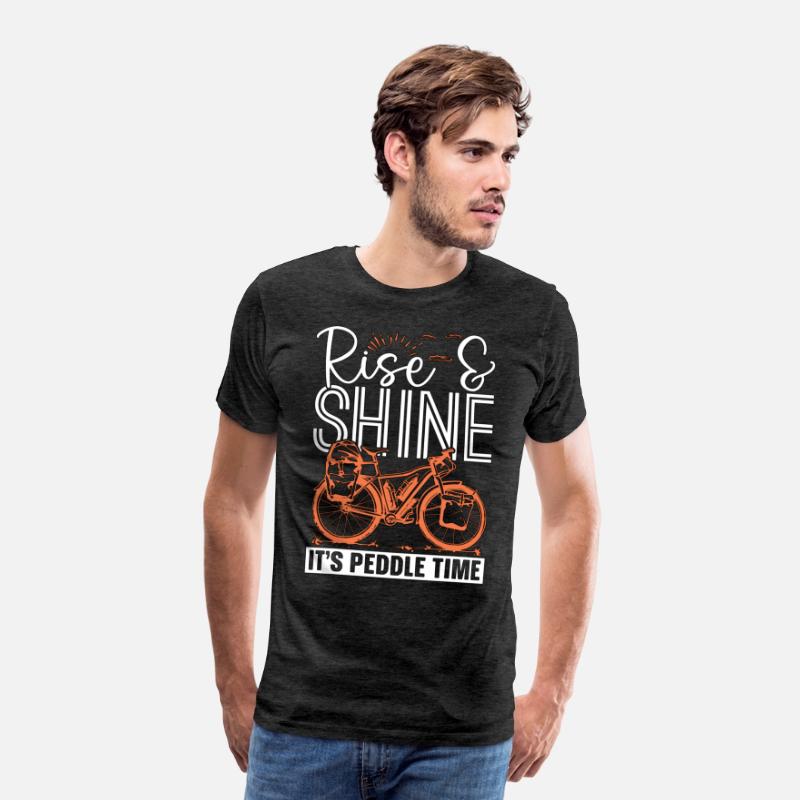 Bicycle Rise & Shine It's Peddle Biking Cyclist