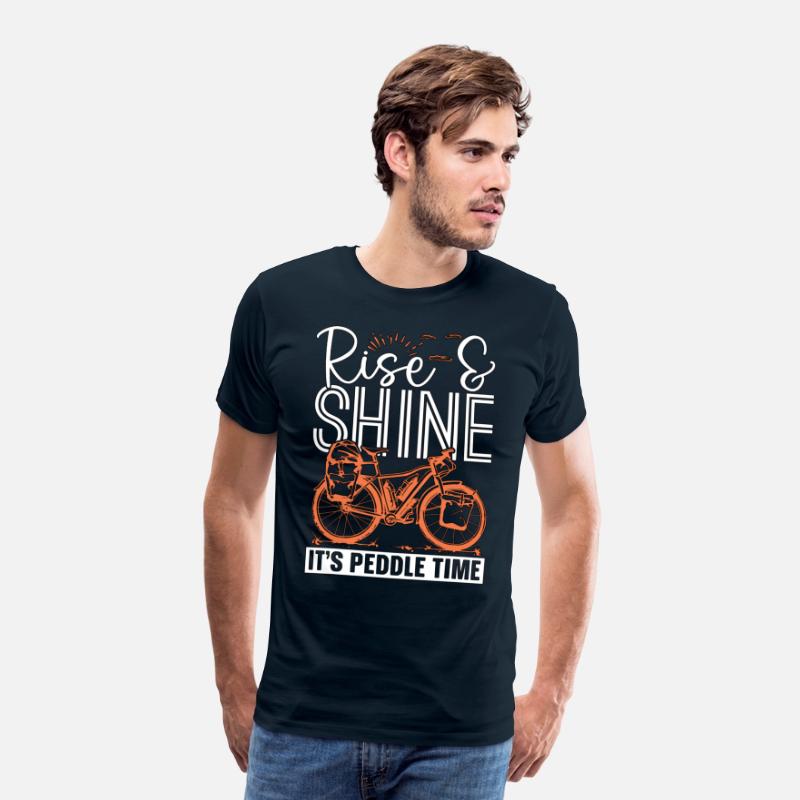 Bicycle Rise & Shine It's Peddle Biking Cyclist