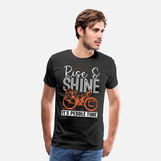 Bicycle Rise & Shine It's Peddle Biking Cyclist