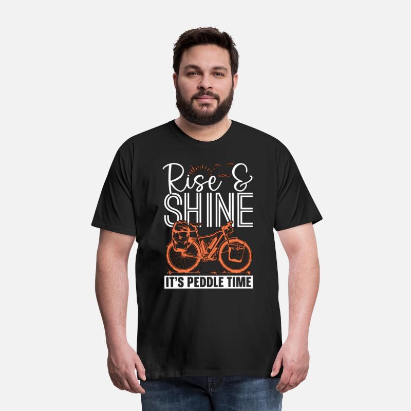 Bicycle Rise & Shine It's Peddle Biking Cyclist