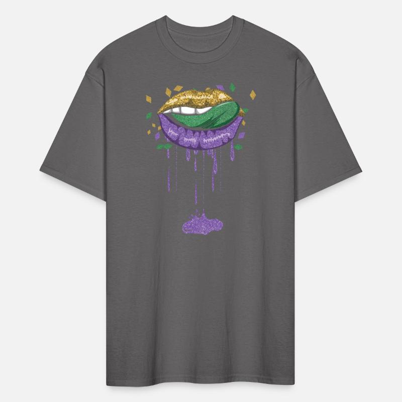 Bite Lips Drip Festival Parade Beads Mardi Gras