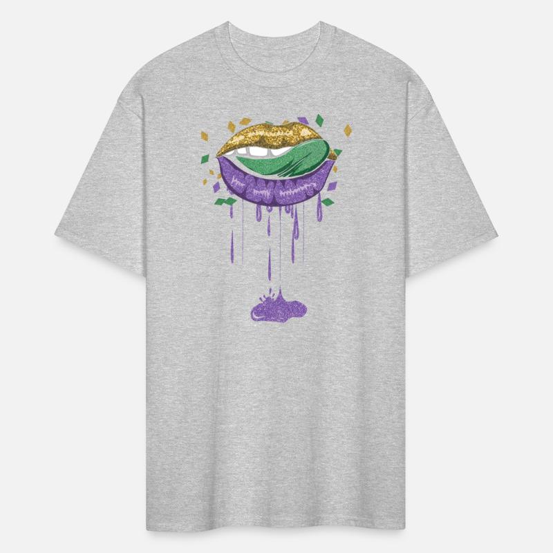 Bite Lips Drip Festival Parade Beads Mardi Gras