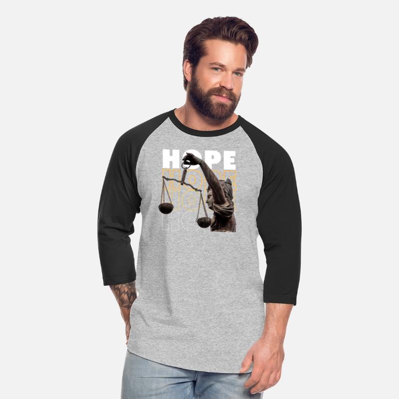 Black and yellow modern hope T Shirt